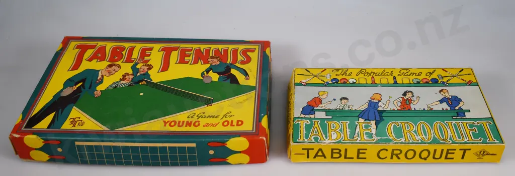 TABLE TENNIS, CROQUET BOXED GAMES Image 1++