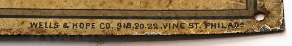 THE UNION FIRE & MARINE INSURANCE PRINTED TIN SIGN Image 1++