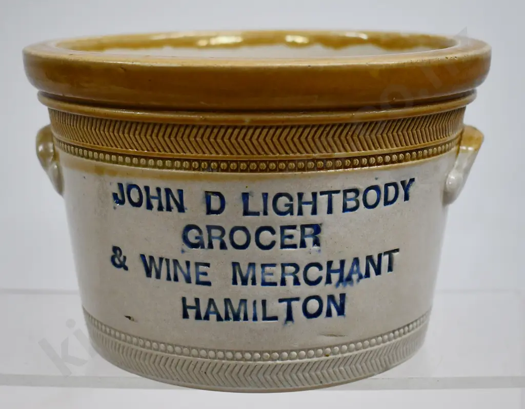 LIGHTBODY HAMILTON BUTTER CROCK Image 1++