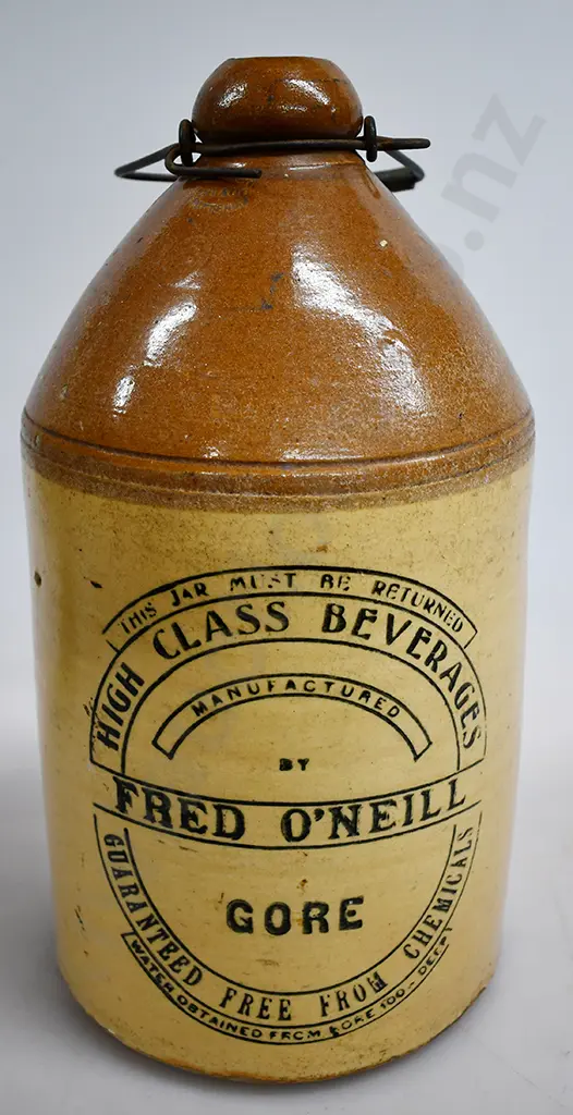 O'NEILL INVERCARGILL & GORE STONE JAR Image 1++