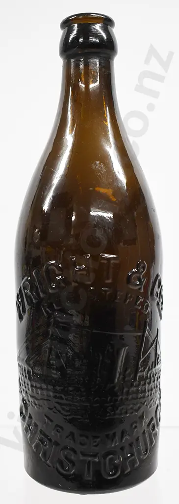 WRIGHT CHRISTCHURCH 10oz CROWN TOP, OLIVE AMBER Image 1++