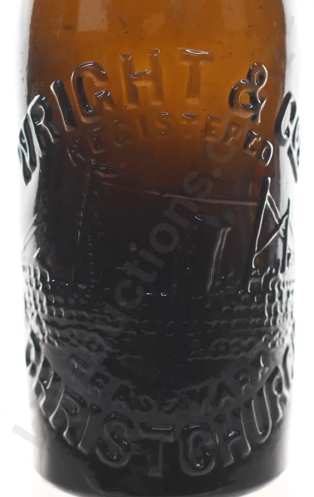 WRIGHT CHRISTCHURCH 10oz CROWN TOP, OLIVE AMBER Image 1++