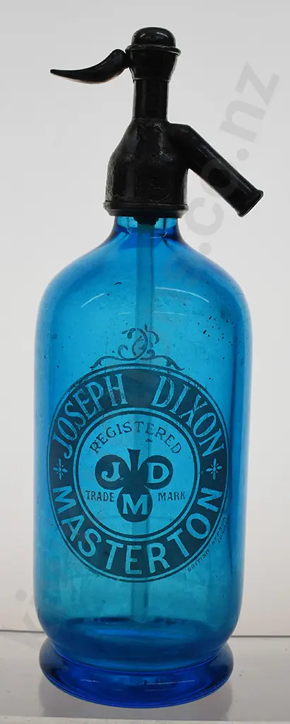 DIXON MASTERTON BLUE SODA SYPHON Image 1++