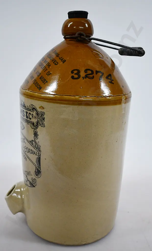 THOMSON LEWIS WELLINGTON STONE JAR Image 1++
