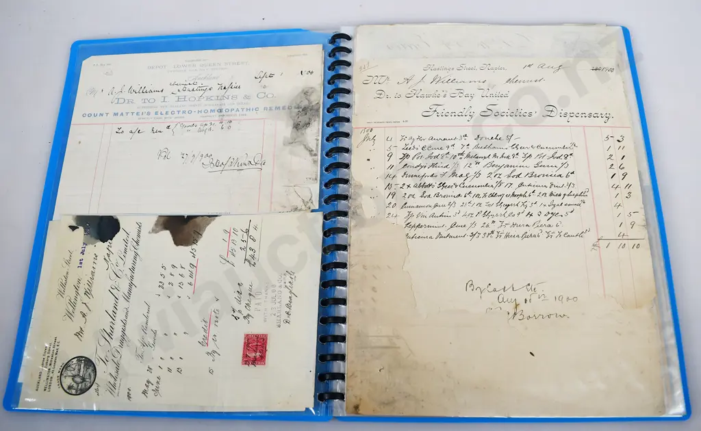 INVOICES  FROM COLONIAL NEW ZEALAND COMPANIES Image 1++