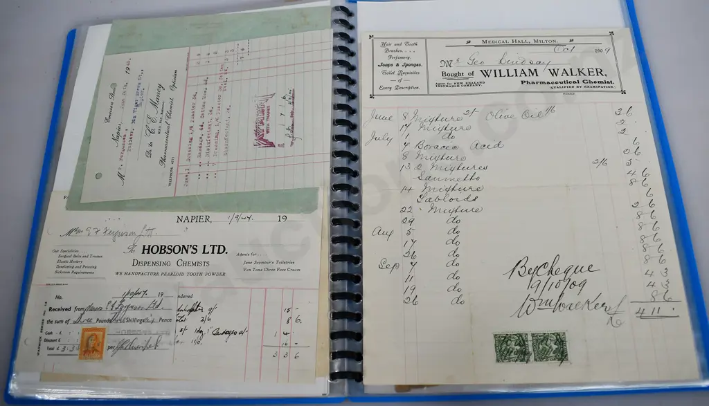 INVOICES  FROM COLONIAL NEW ZEALAND COMPANIES Image 1++