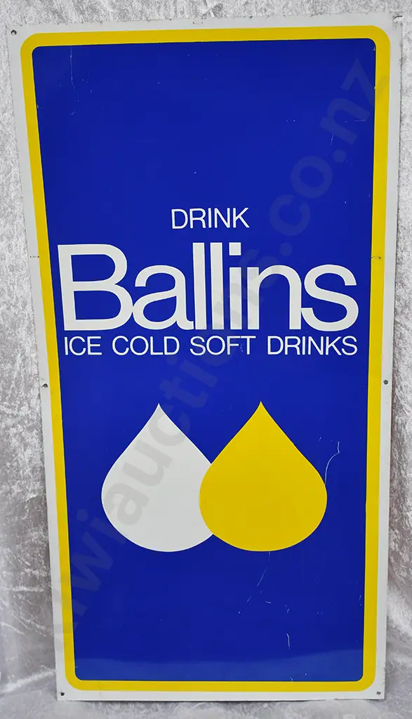 BALLINS/FROSTEE THE REFRESHER TIN SIGN Image 1++