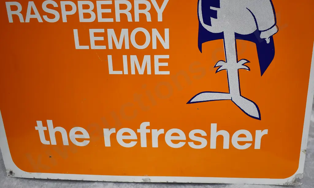 BALLINS/FROSTEE THE REFRESHER TIN SIGN Image 1++