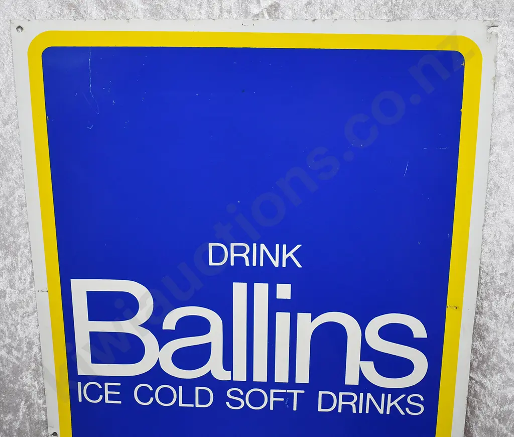 BALLINS/FROSTEE THE REFRESHER TIN SIGN Image 1++