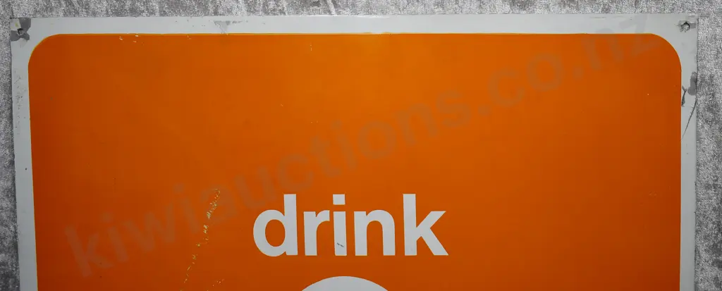 BALLINS/FROSTEE THE REFRESHER TIN SIGN Image 1++