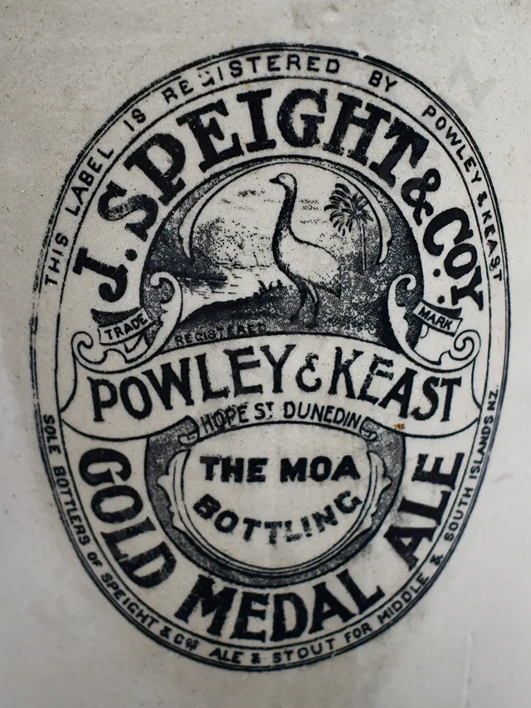 POWLEY & KEAST SPEIGHTS DUNEDIN STONE JAR Image 1++