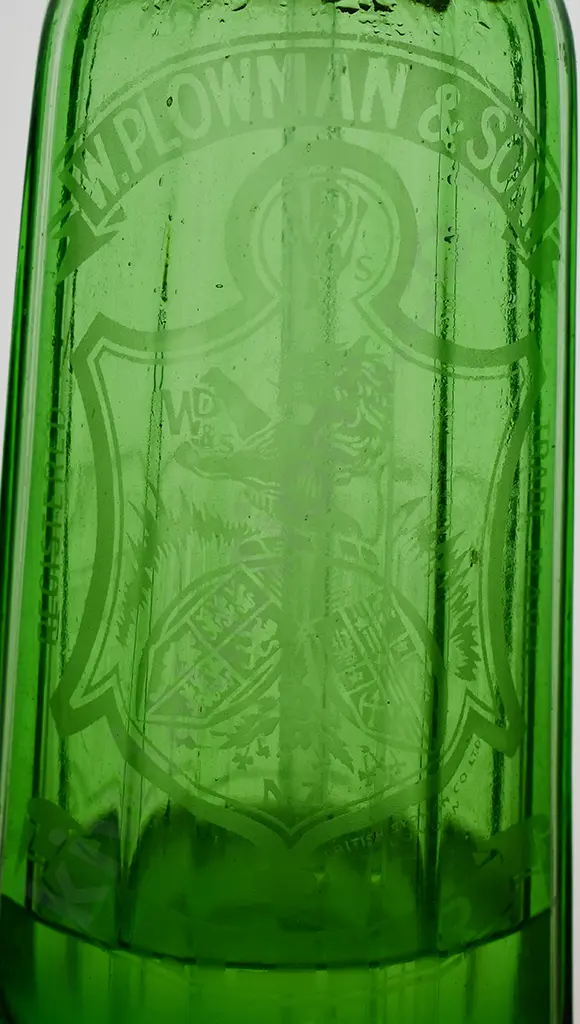 PLOWMAN NAPIER GREEN SODA SYPHON Image 1++
