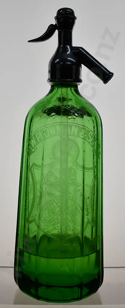 PLOWMAN NAPIER GREEN SODA SYPHON Image 1++