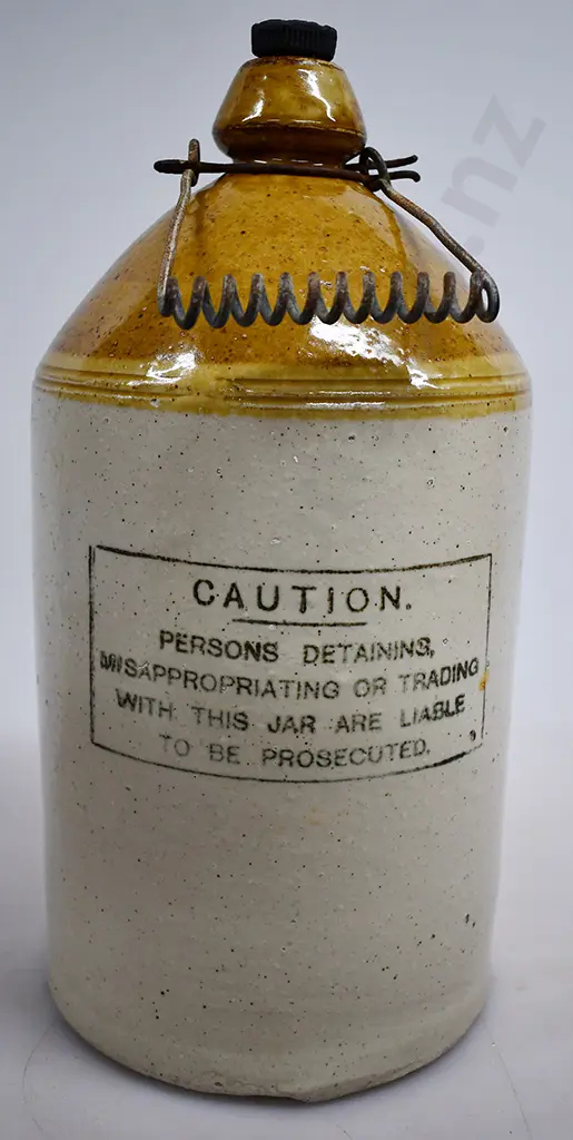 SHARPE BROS AUSTRALIA & NEW ZEALAND STONE JAR Image 1++