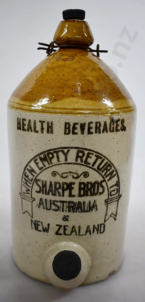 SHARPE BROS AUSTRALIA & NEW ZEALAND STONE JAR Image 1++