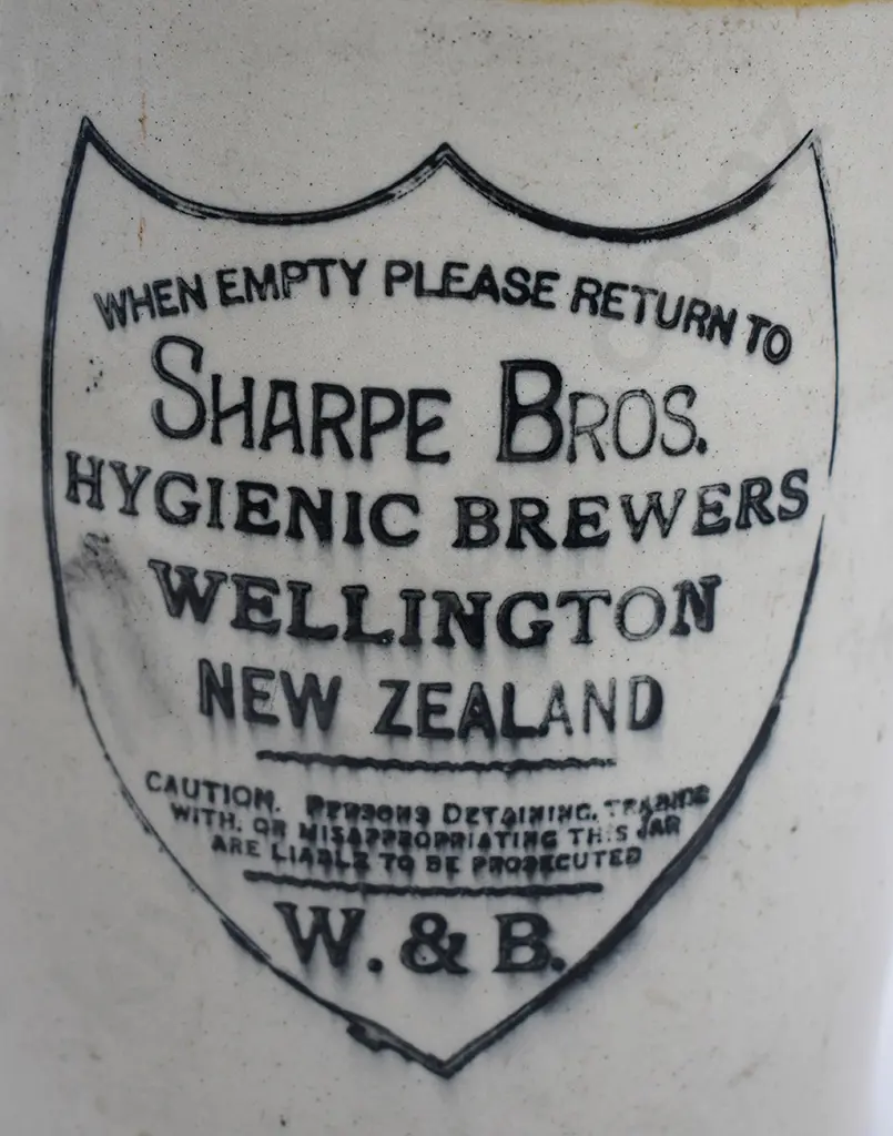 SHARPE BROS WELLINGTON STONE JAR Image 1++
