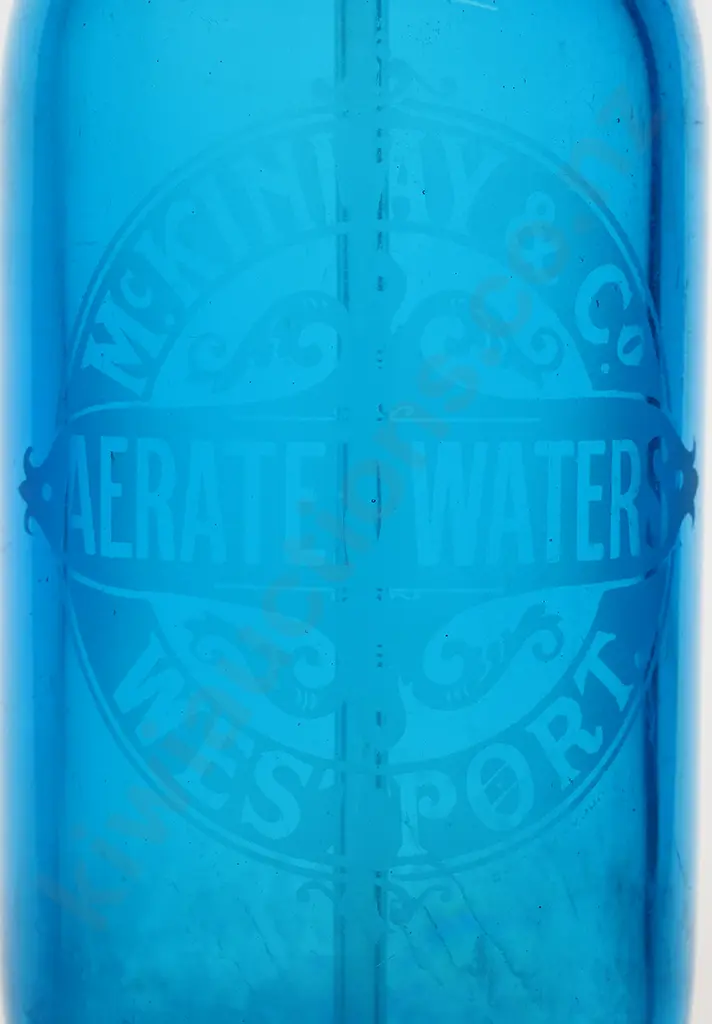 McKINLAY WESTPORT BLUE SODA SYPHON Image 1++