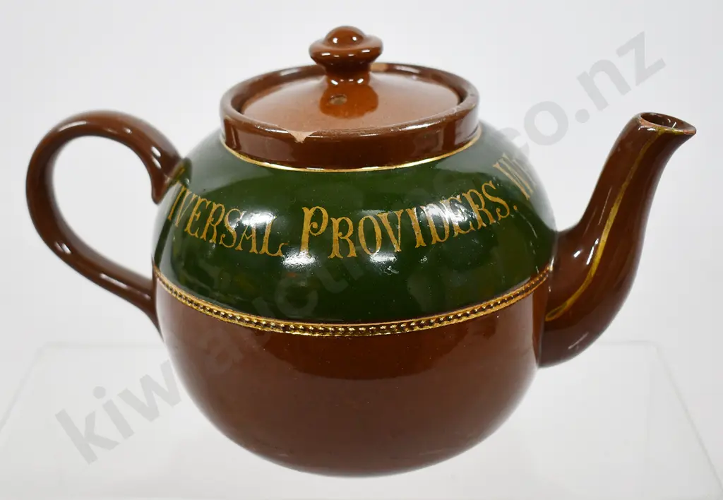 WEBSTER & MCARTHUR NGAKAWAU ADVERTISING TEAPOT Image 1++