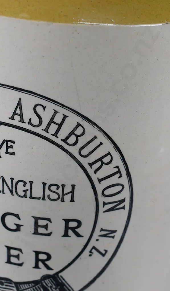 MILSOM ASHBURTON GINGER BEER, STONE JAR Image 1++