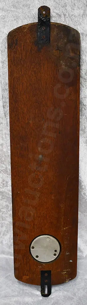 GILLETTE ENAMEL SIGN WITH BAROMETER & THERMOMETER Image 1++
