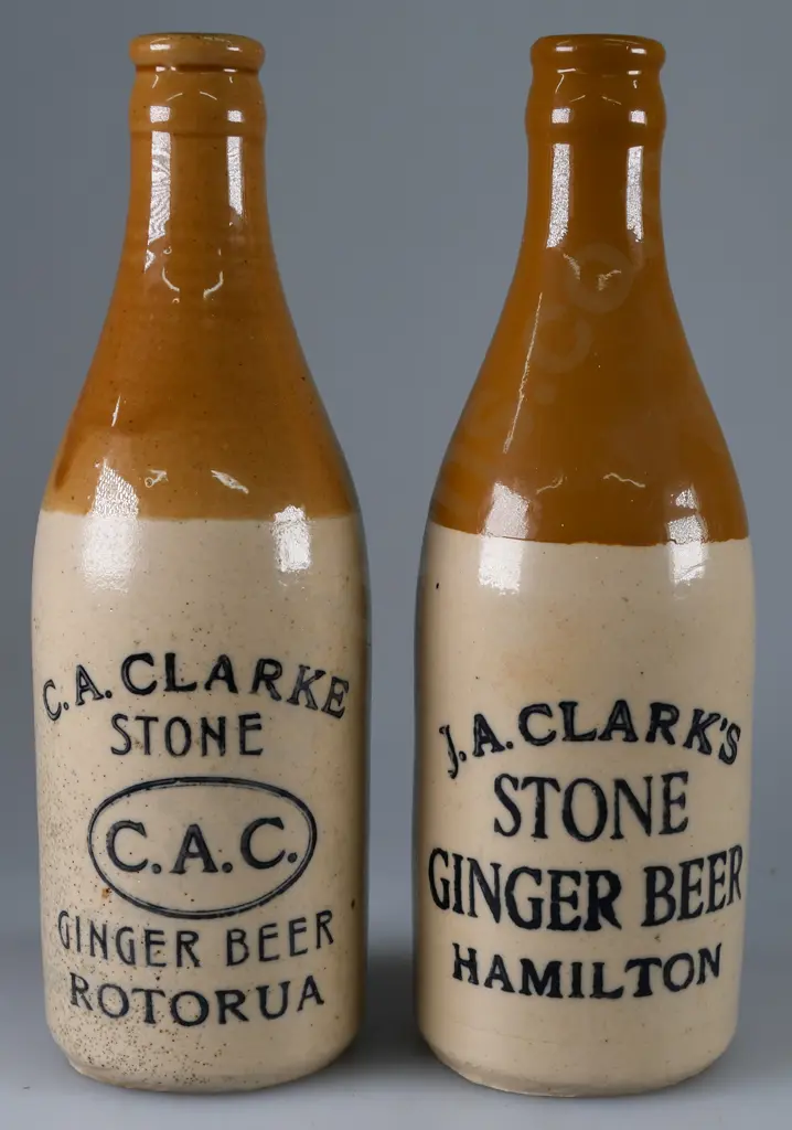 CLARKE ROTORUA & CLARK'S HAMILTON GINGER BEERS Image 1++