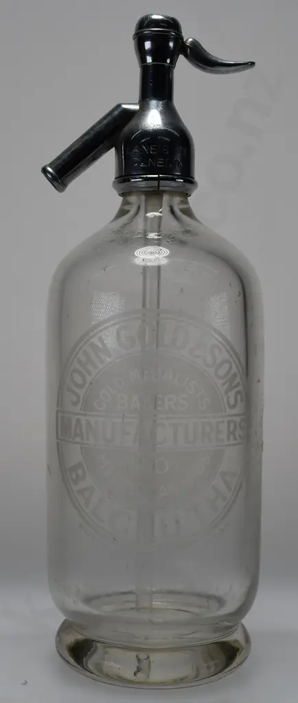 JOHN GOLD & SONS BALCLUTHA SYPHON Image 1++