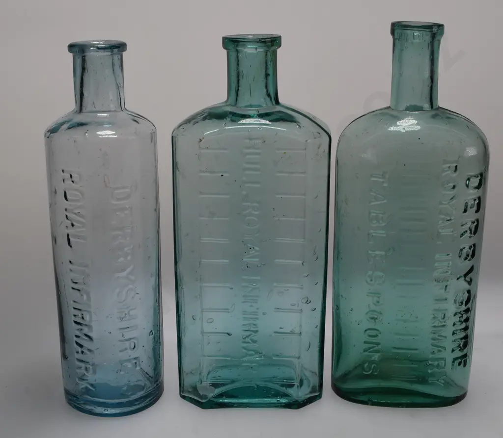 INFIRMARY CURE BOTTLES X 3 Image 1++