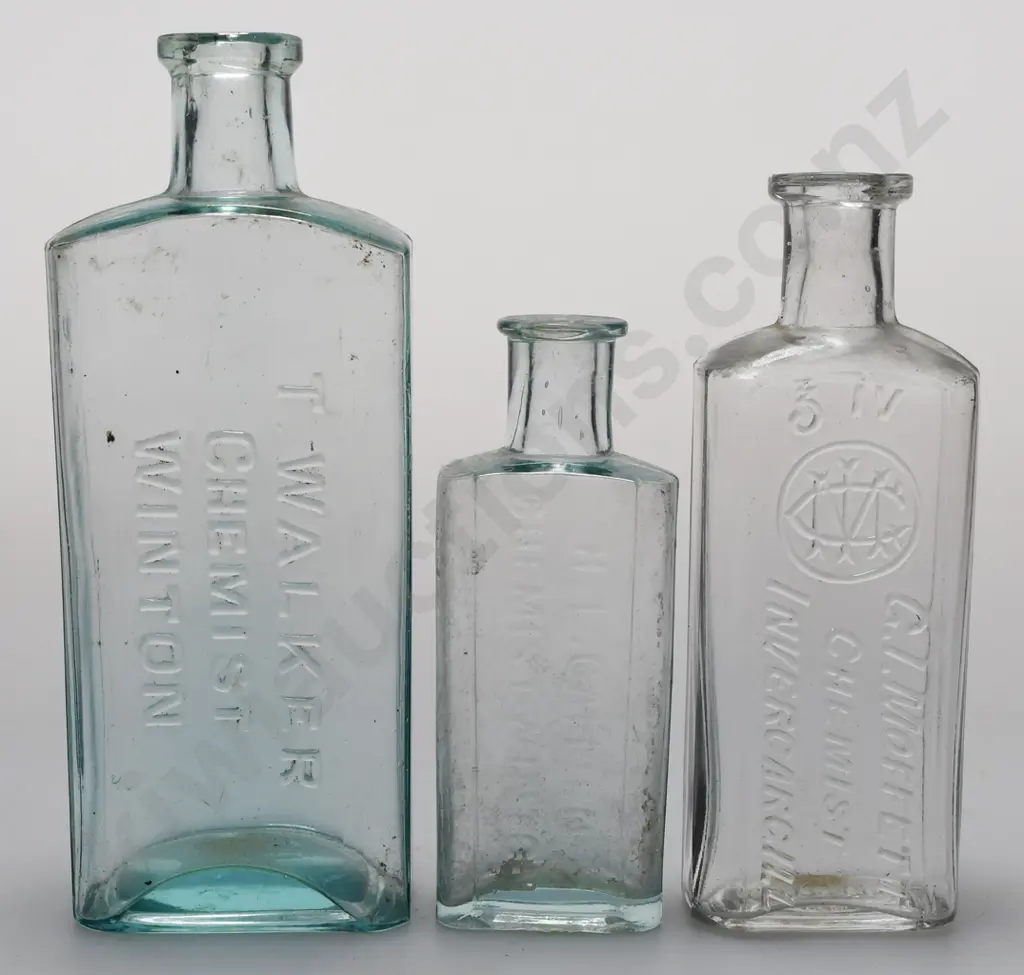 WINTON, INVERCARGILL CHEMISTS X 3 Image 1++