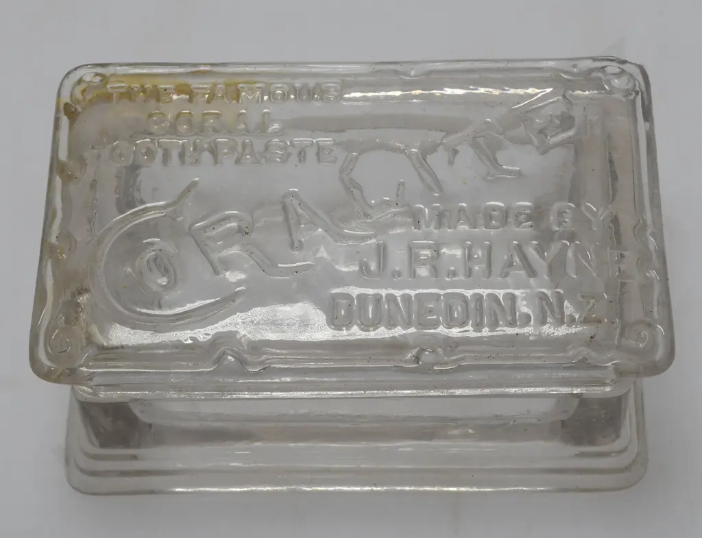 HAYNE DUNEDIN CORALITE GLASS LID & BASE Image 1++