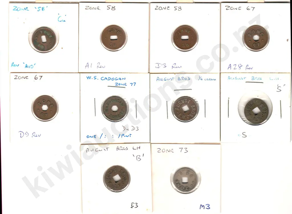 NEW ZEALAND MILK TOKENS X 10 Image 1++