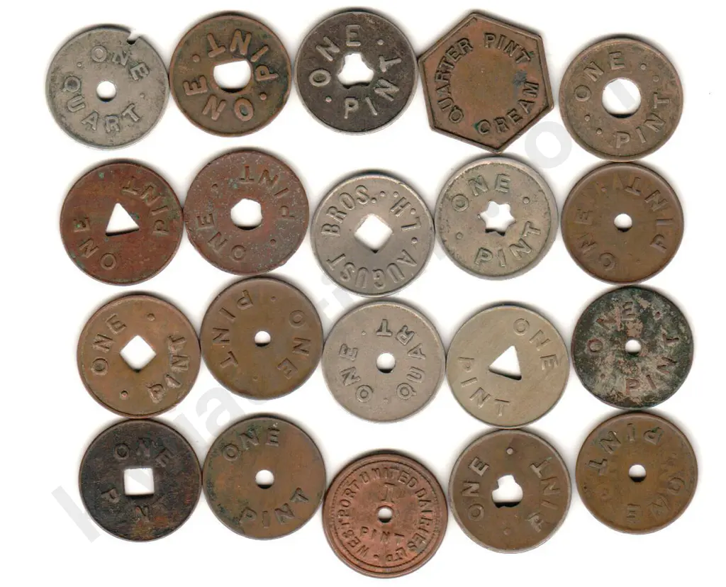NEW ZEALAND MILK TOKENS X 20 Image 1++