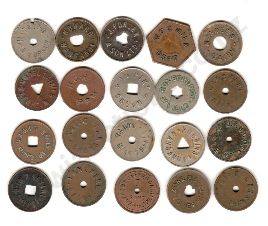 NEW ZEALAND MILK TOKENS X 20 Image 1++