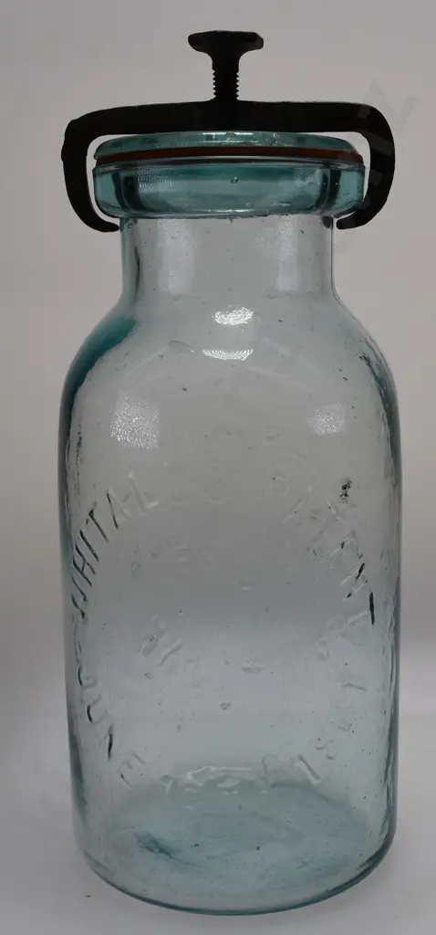 MILLVILLE ATMOSPHERIC FRUIT JAR Image 1++