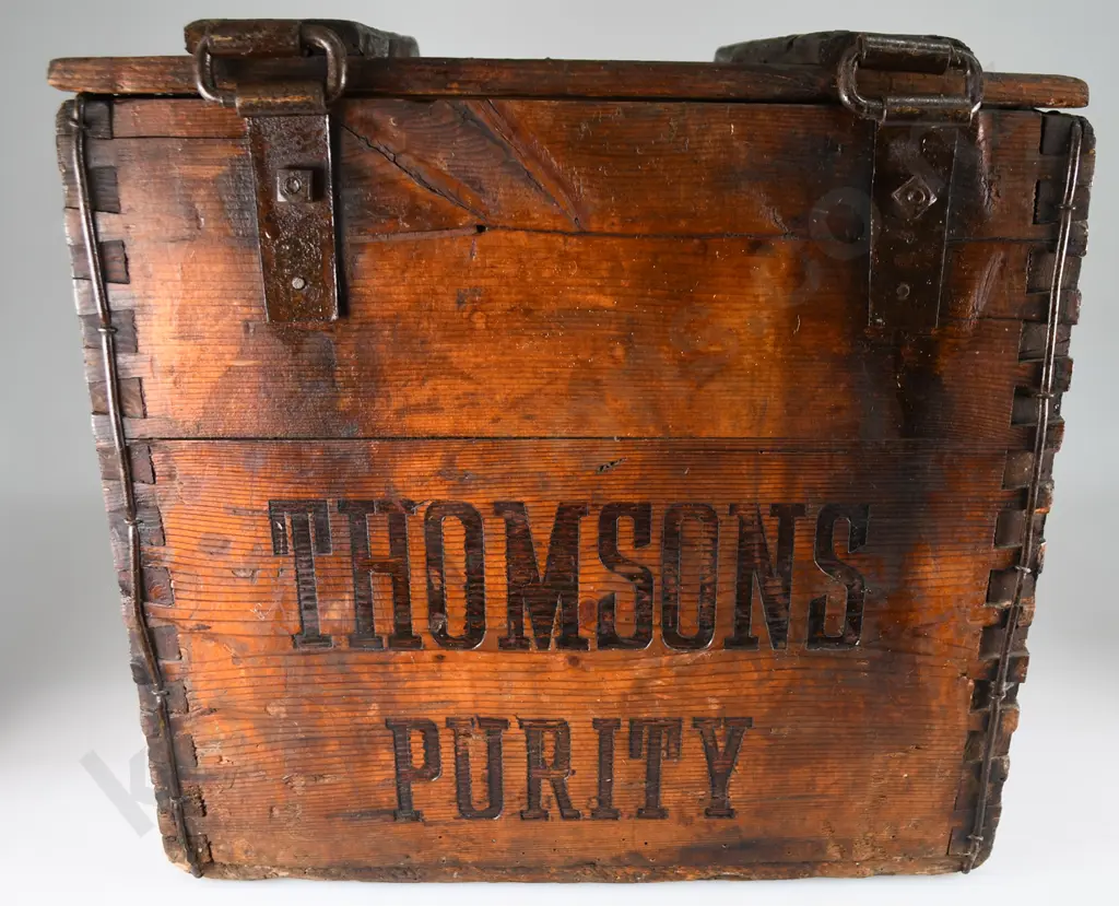 THOMSONS PURITY SODA SYPHON CRATE Image 1++