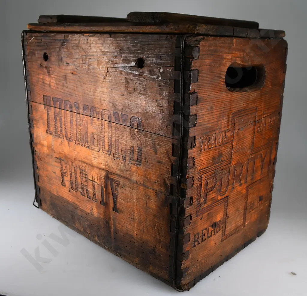 THOMSONS PURITY SODA SYPHON CRATE Image 1++