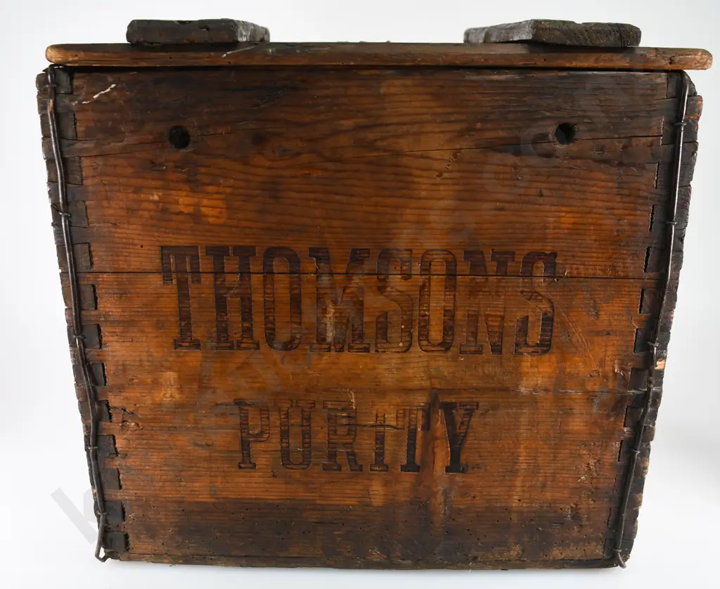 THOMSONS PURITY SODA SYPHON CRATE Image 1++
