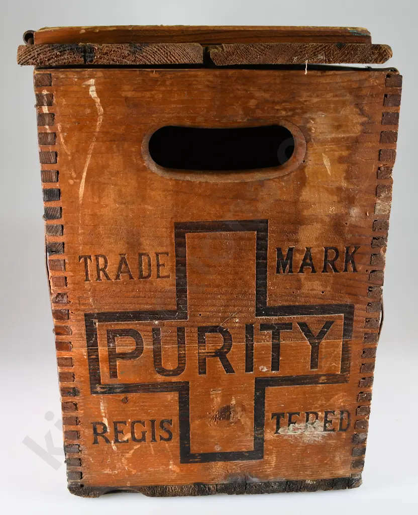 THOMSONS PURITY SODA SYPHON CRATE Image 1++