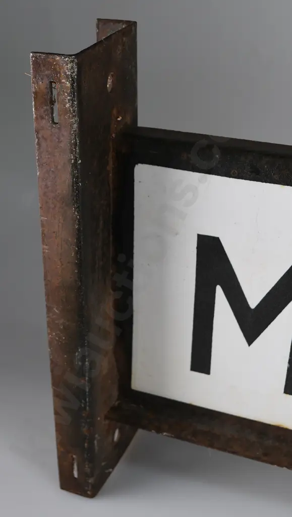 MARINE PDE ENAMEL STRRET SIGN Image 1++