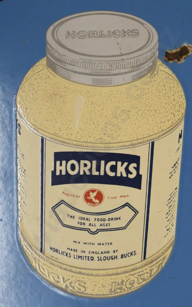 HORLICKS FOR EXTRA ENERGY ENAMEL SIGN Image 1++