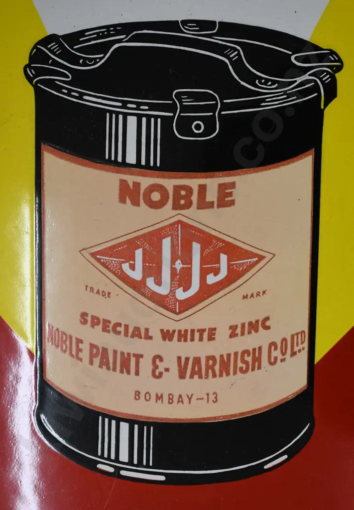 NOBLE'S QUALITY PAINTS ENAMEL SIGN Image 1++