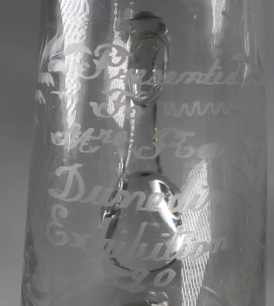 DUNEDIN 1890 EXHIBITION GLASS JUG Image 1++