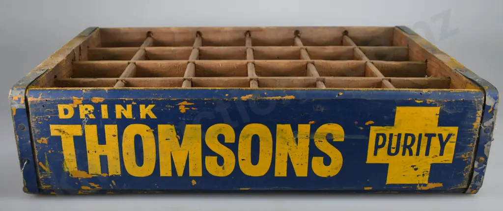 THOMSONS DUNEDIN BOTTLE CRATE Image 1++
