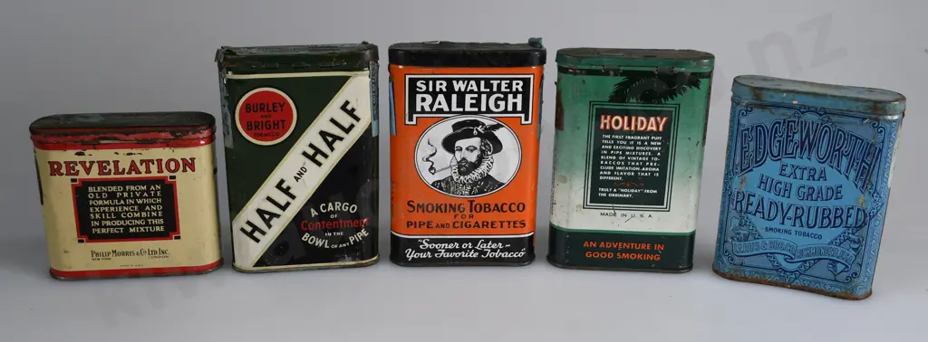 TOBACCO TINS X 5 Image 1++
