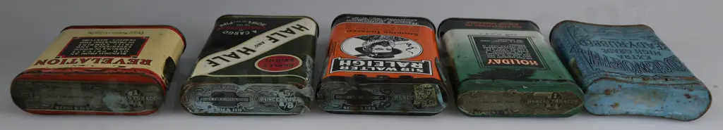 TOBACCO TINS X 5 Image 1++