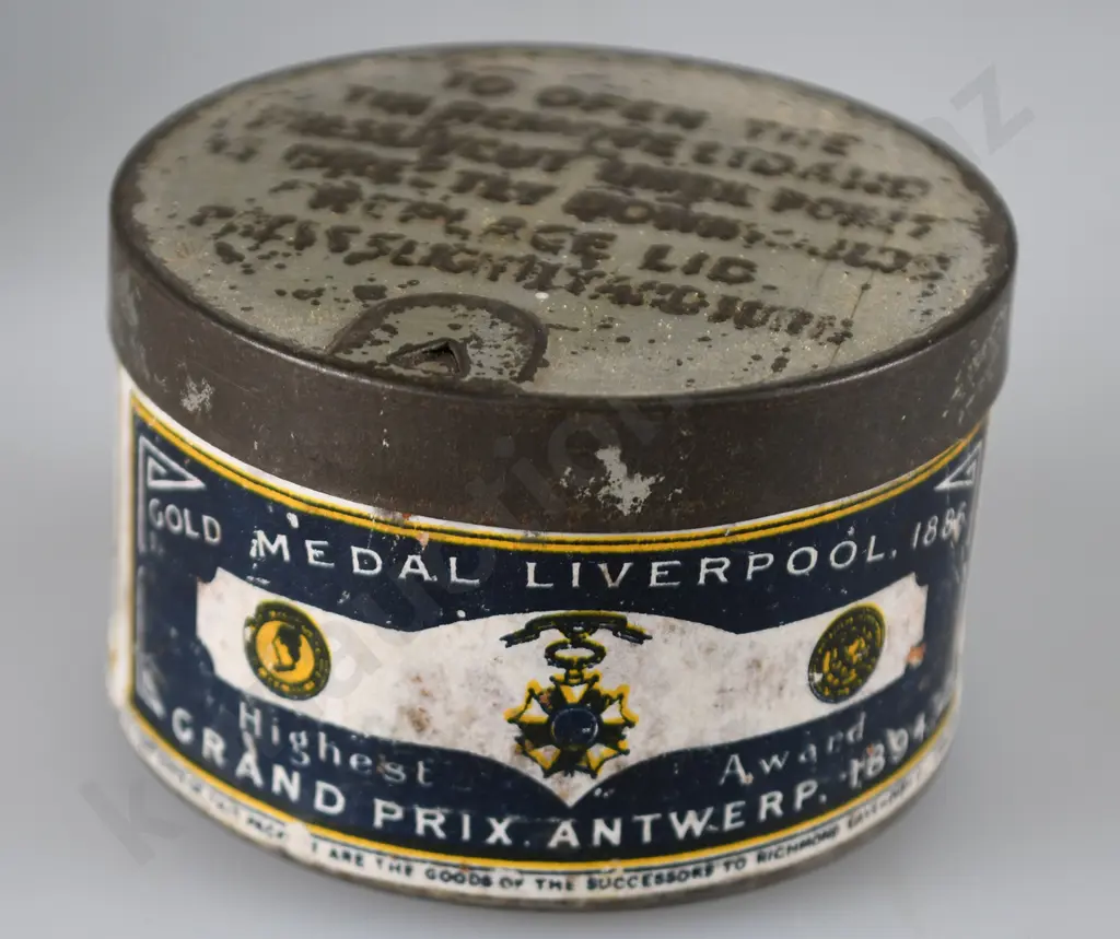 TOBACCO TINS WITH CONTENTS X 5 Image 1++