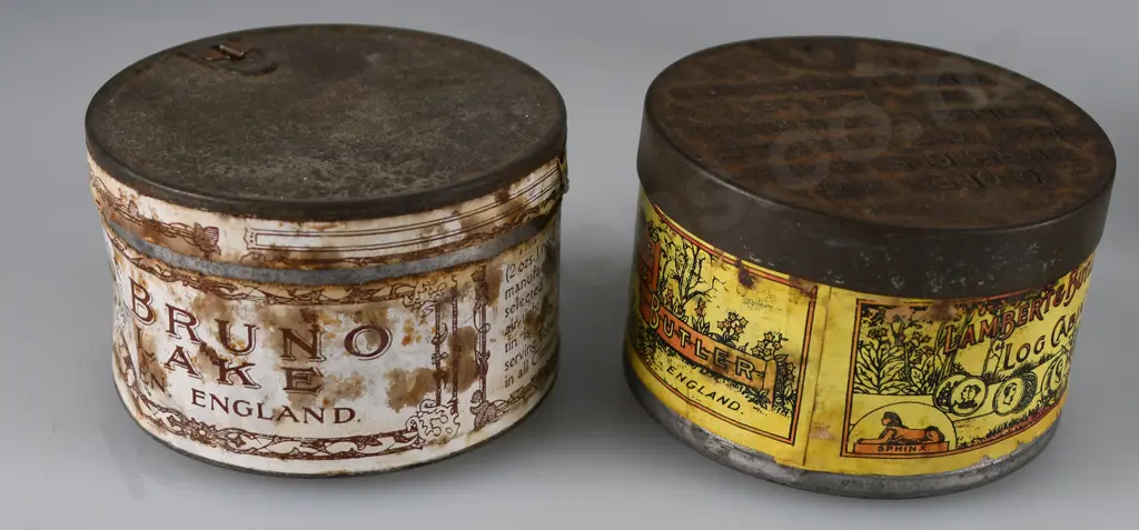 TOBACCO TINS WITH CONTENTS X 5 Image 1++