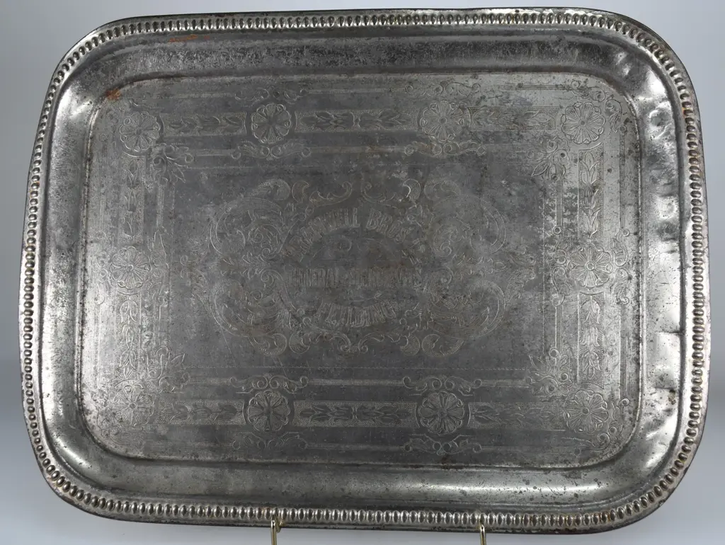 BRAMWELL BROS LTD FEILDING DRINKS TRAY Image 1++