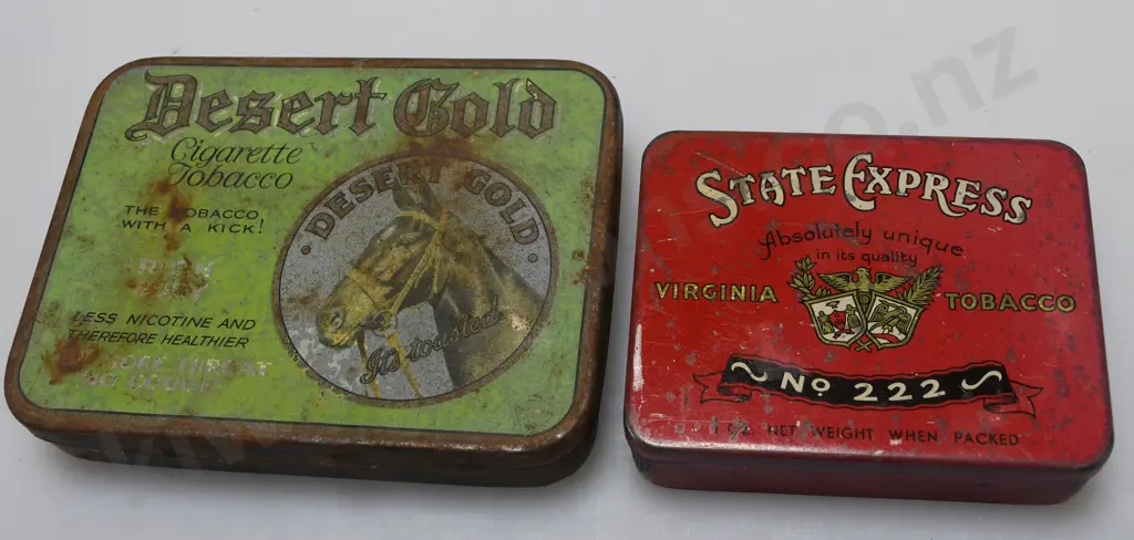 TOBACCO AND OTHER TINS x 9 Image 1++