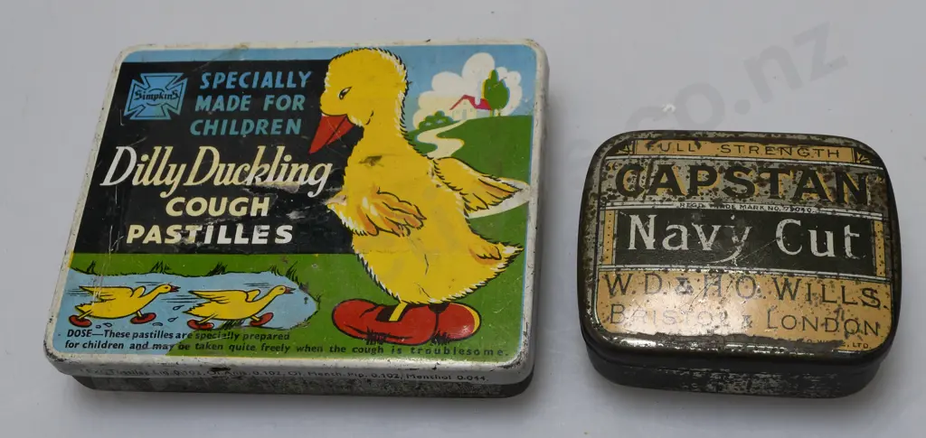 TOBACCO AND OTHER TINS x 9 Image 1++