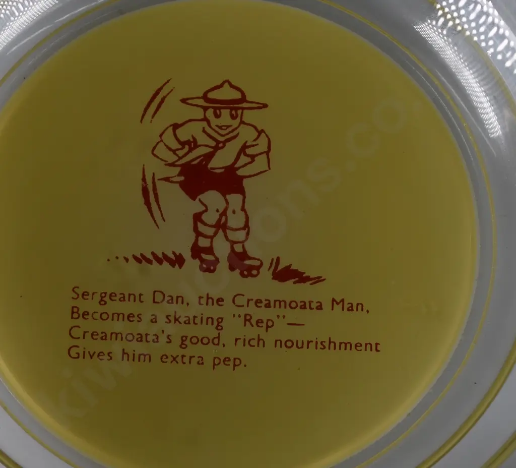 SERGEANT DAN CREAMOATA PLATES X 5 Image 1++